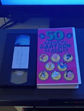 50 Favorite Cartoon Classics VHS - Pink and Blue